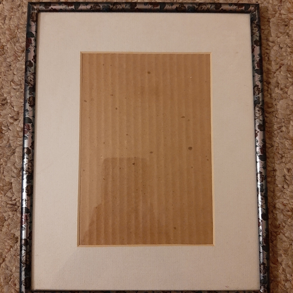 Cute 5"×7" Metal Floral print Picture frame